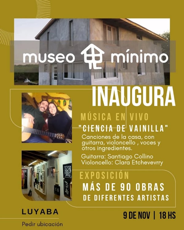 Inauguración: Música en Vivo 'CIENCIA DE VAINILLA' y Exposición