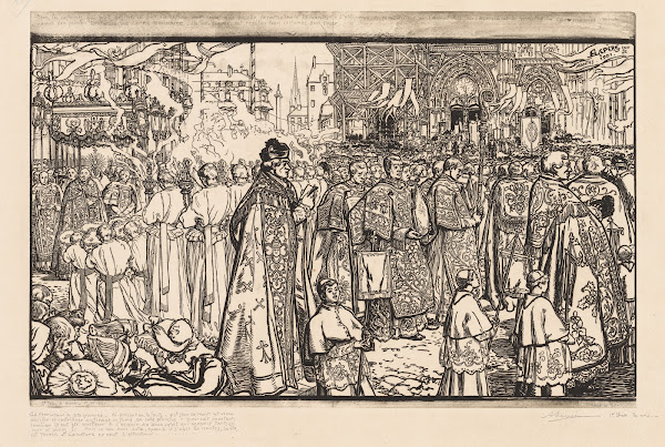 La Procession de la Fête Dieu à Nantes 1901