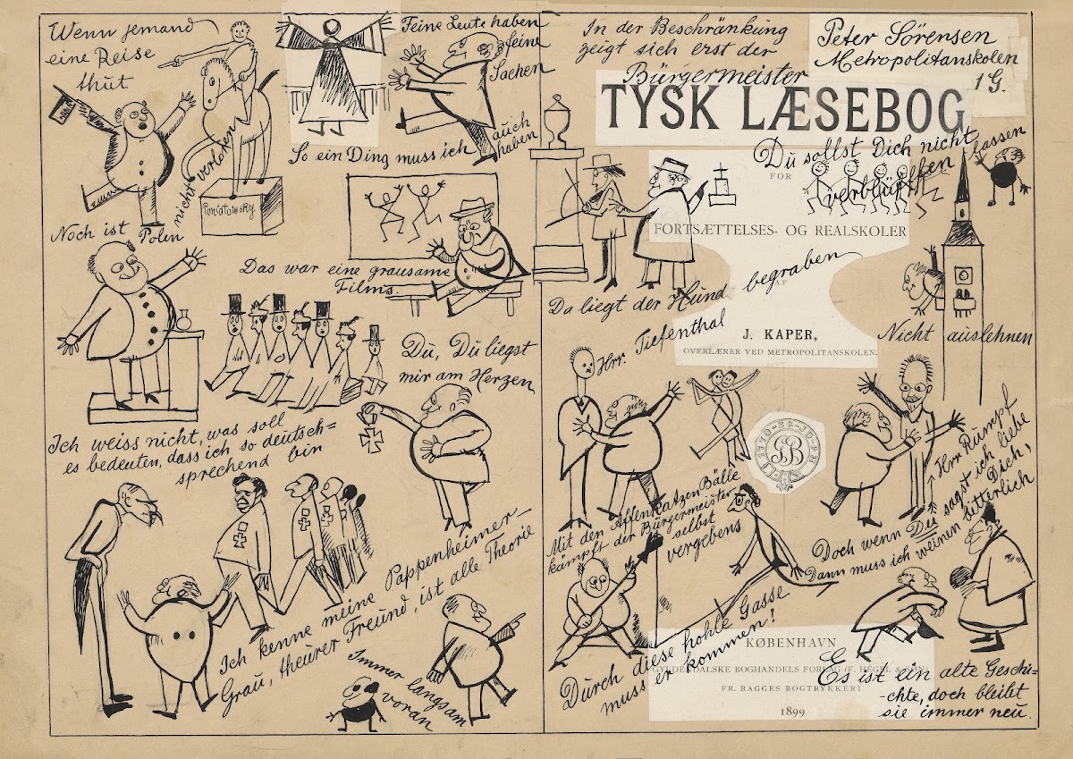 Kapers German Reader illustrated by Peter Sørensen 1923