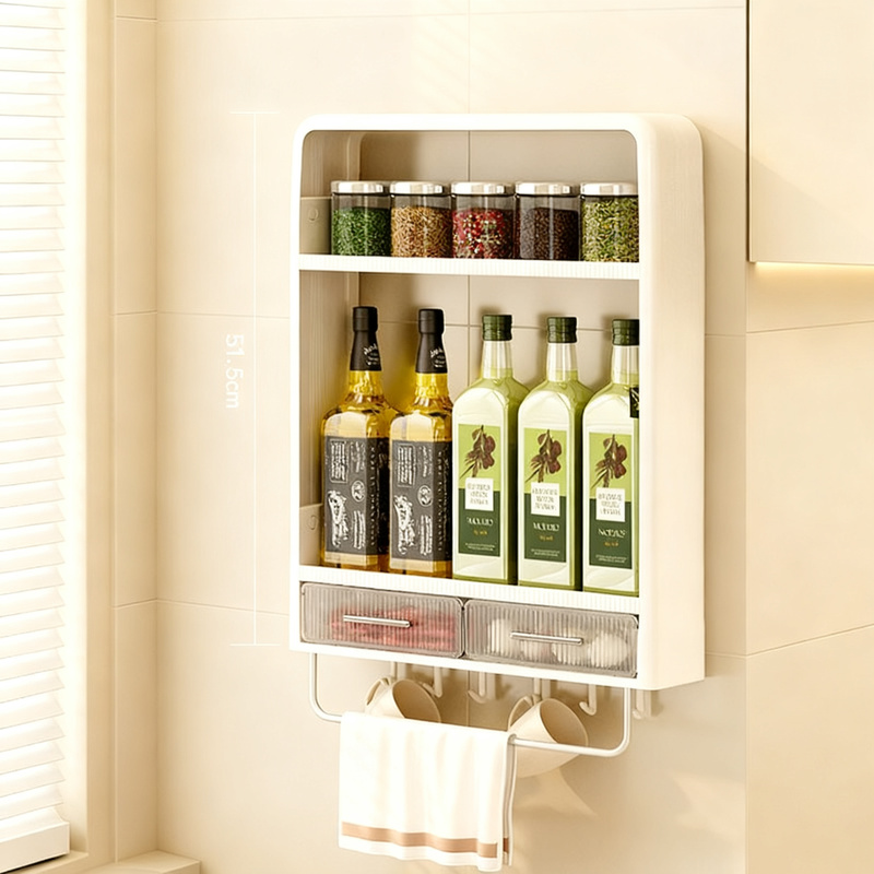 Kitchen Shelf for Spices and Seasonings