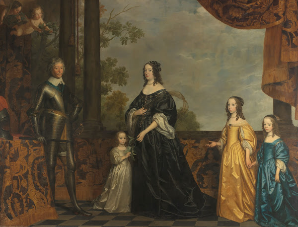 Frederick Henry his Consort Amalia of Solms and their Three Youngest Daughters c