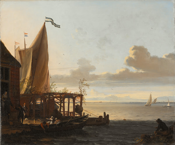 Small Harbour near a Tavern