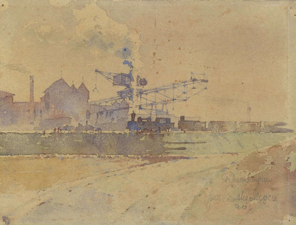 Karlsruher Rheinhafen 1920
