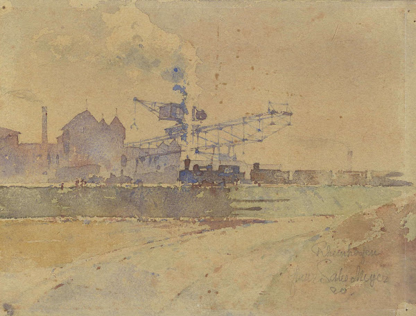 Karlsruher Rheinhafen 1920