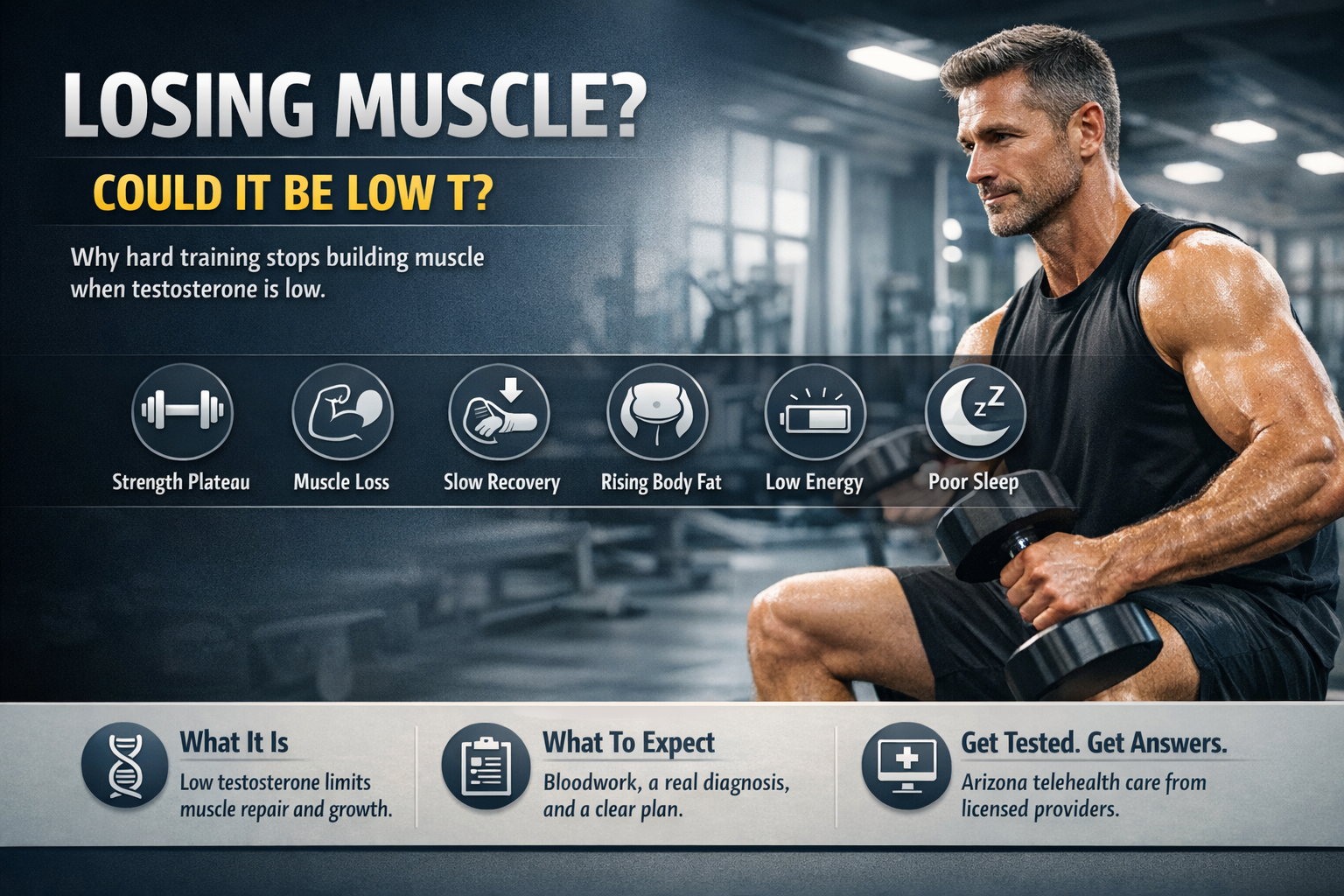 Losing Muscle Despite Working Out? It Could Be Low T