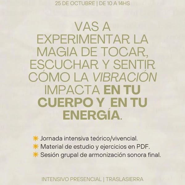 Taller de Iniciación de Cuencos Tibetanos
