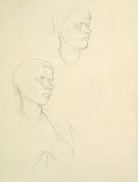 Untitled  preparatory drawing for The marriage at Cana circa 1922