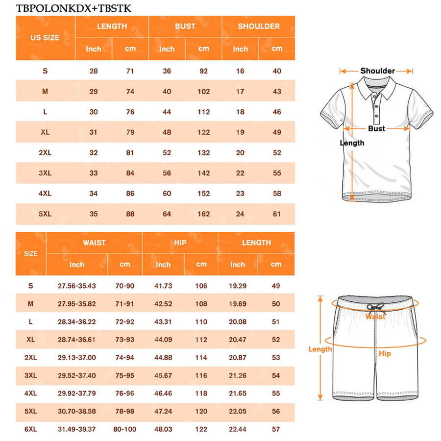 AOP Regular fit button polo shirt & birdseye fabric beach shorts set