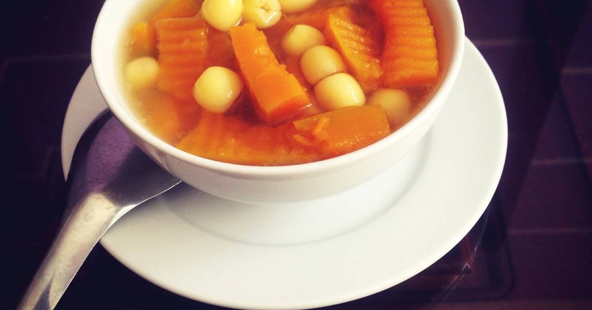 Chè hạt sen bí đỏ