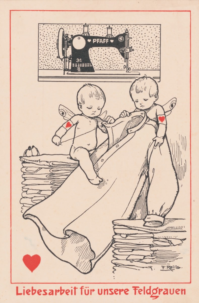 Liebesarbeit für unsere Feldgraven 1914