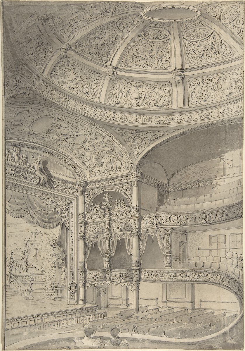 Interior of a theatre 17961864