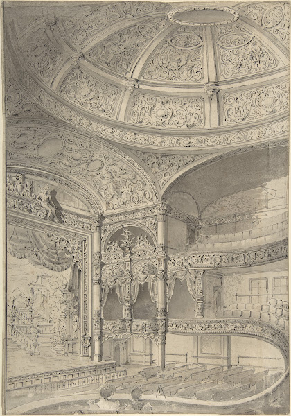 Interior of a theatre 17961864