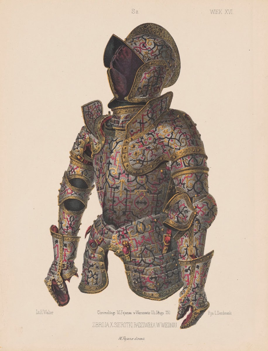 Armour of Prince Radziwiłł the Orphan in Vienna 1855   1858