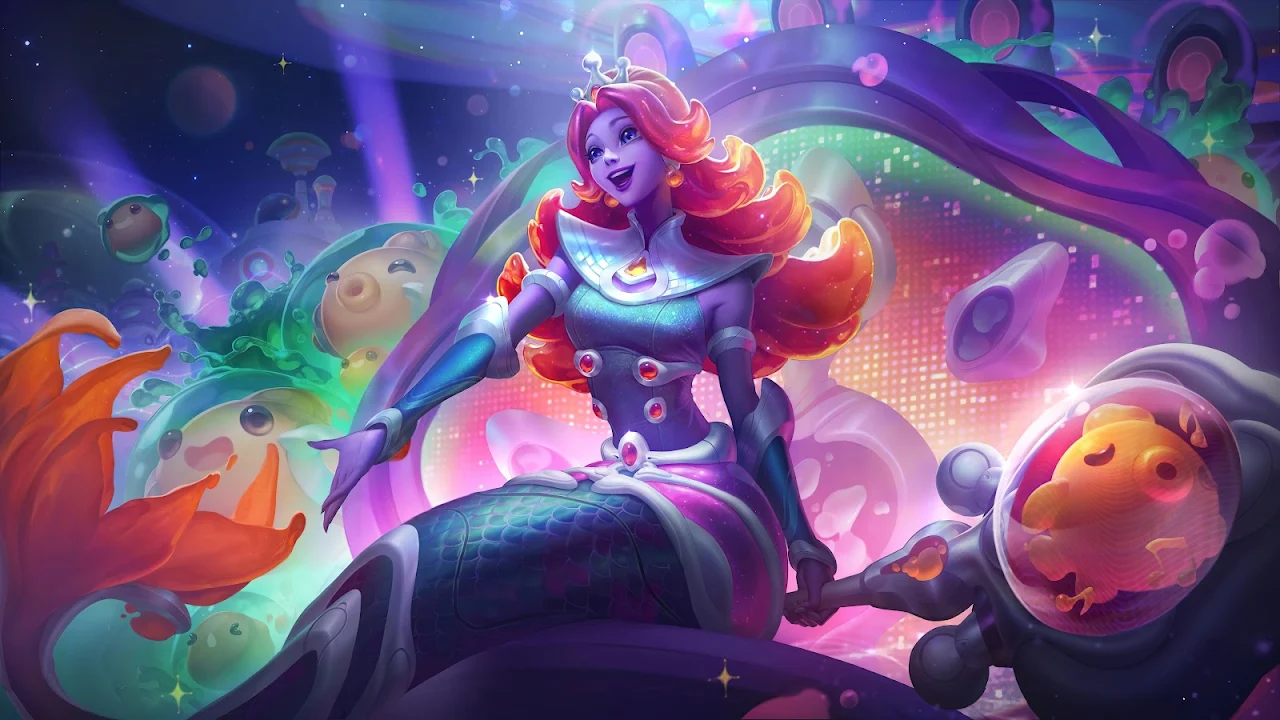 Space Groove (League Of Legends), Nami (League Of Legends), Video Games, Gzg, 4K 8K Desktop Wallpaper