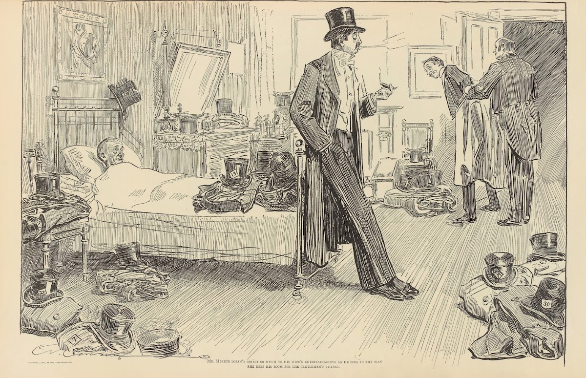Mr Meeker doesnt object so much to his wifes entertainments 1900 1905