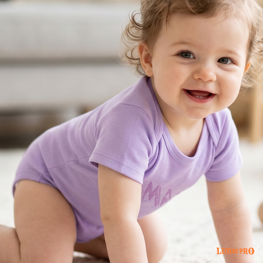 2D Baby Short-Sleeve Romper