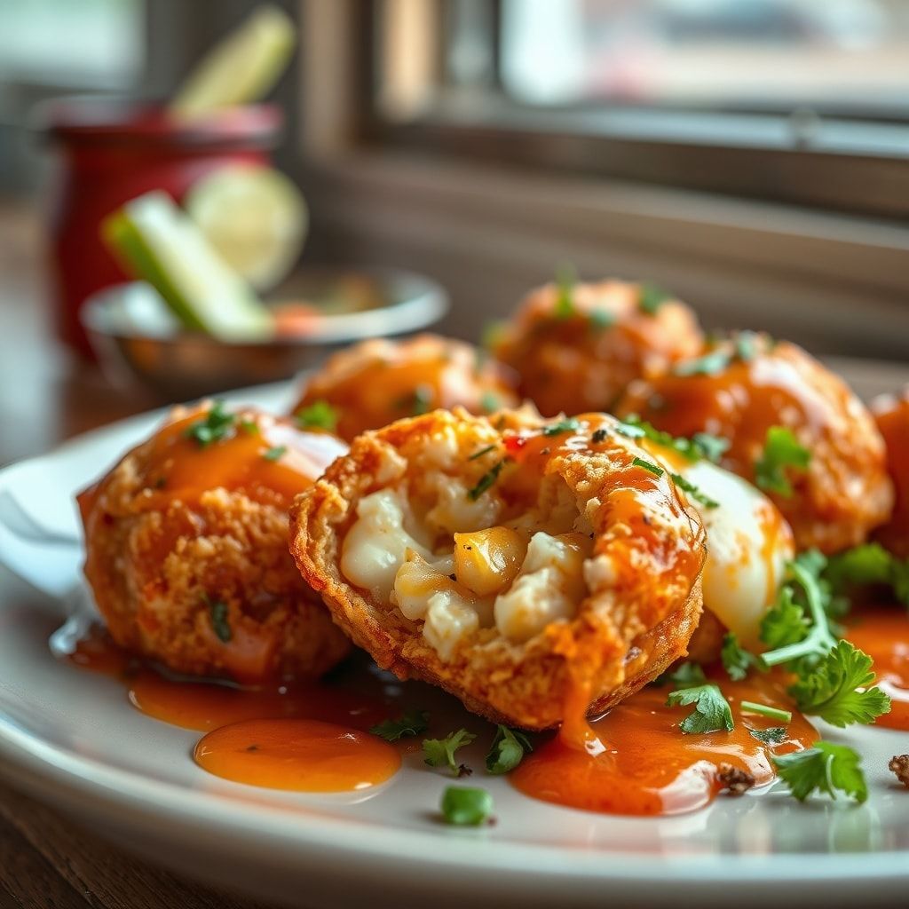 Crispy Crab Rangoon Bombs Easy Appetizer Recipe (Baked, Not Fried!)