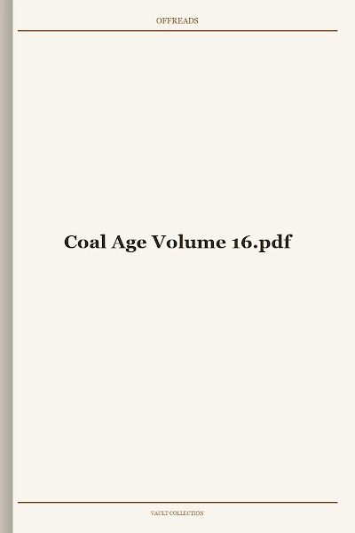 Coal Age Volume 16