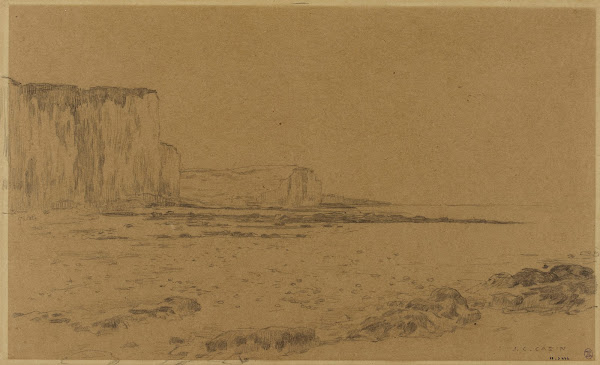 Les falaises à Etretat