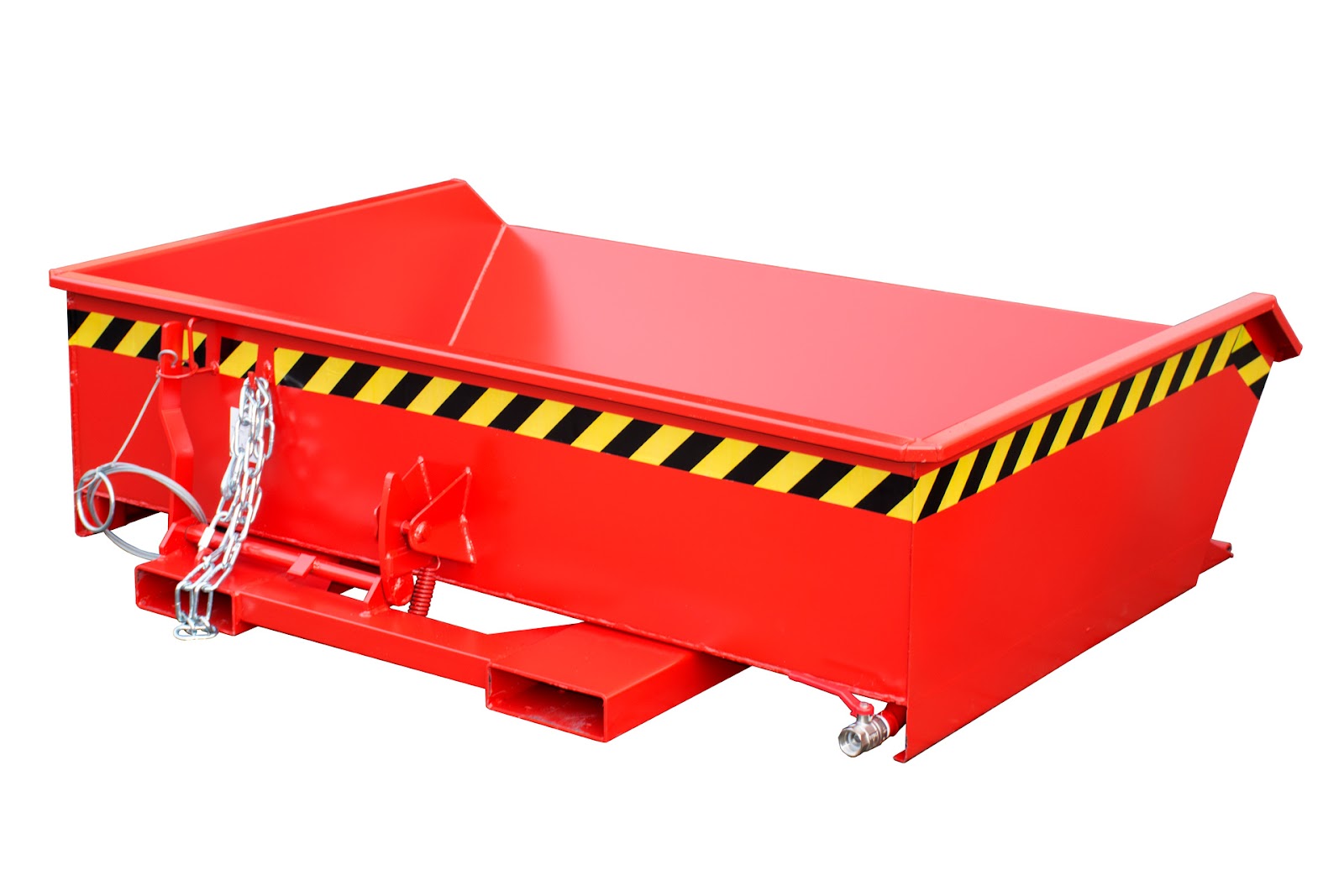 Mini-spaander-kiepecontainer SMGU 610, gelakt, Vuurrood