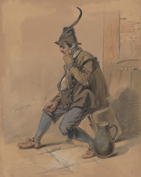 Study of a Smoking Man 1854