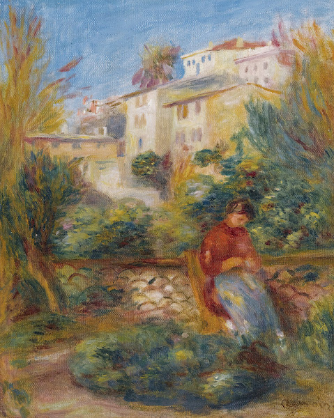 La TerrasseÀ Cagnes circa 1908