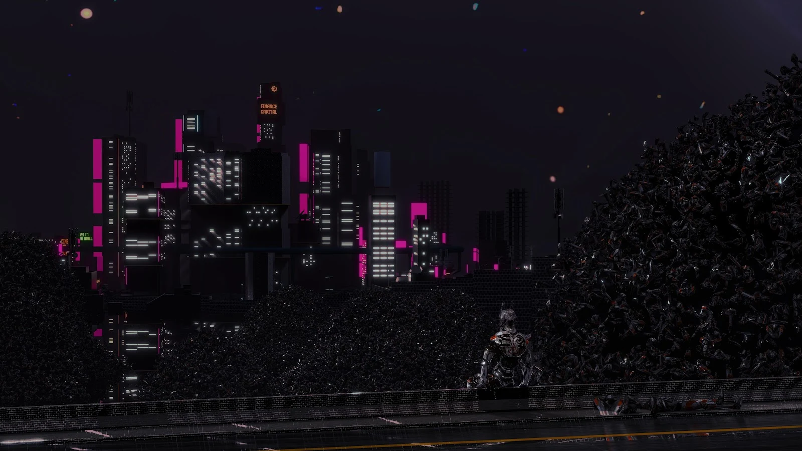 Cyberpunk, Cityscape, Futuristic, Dark 5K Wallpaper Background (5760x3240)