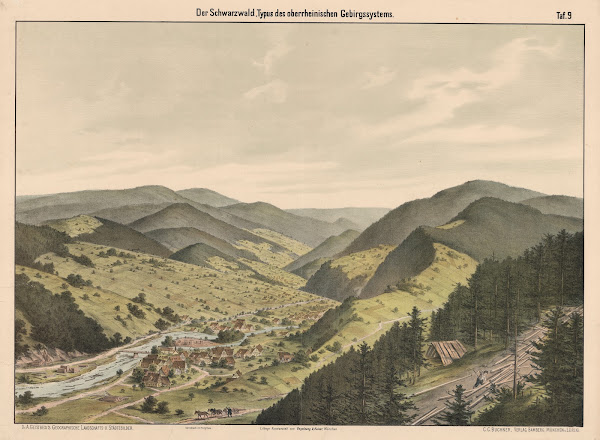 Der Schwarzwald Typus des ober rheinischen Gebirgssystems 1890