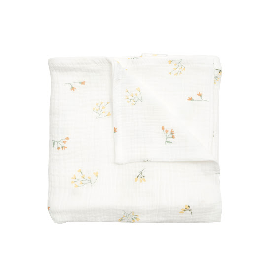 Пелюшка Twins муслінова 130х100 2-х шарова Гілочка мультиколір