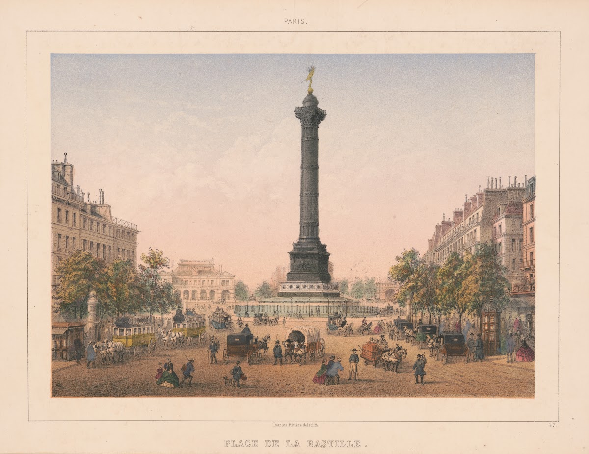 Paris Place de la Bastille 1870 1879
