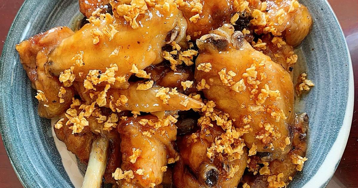Gà rim mắm tỏi