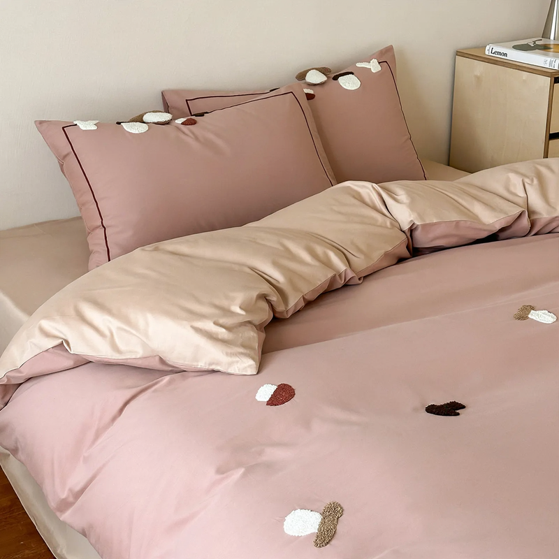 Cotton Bedding Set, 4-piece, Cartoon Design