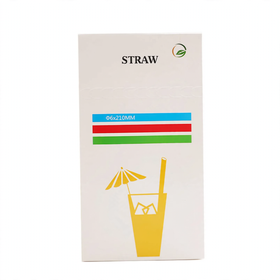 Plastic straws, individually packaged
