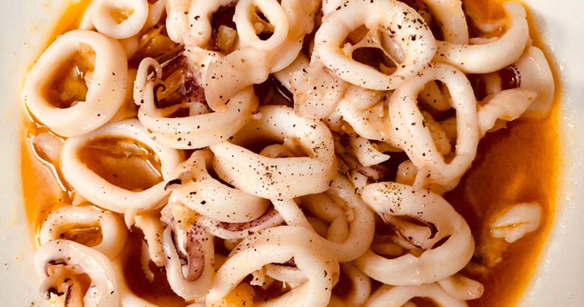 Mực sốt bơ tỏi 🐙