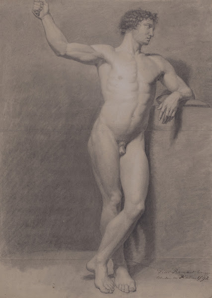 Standing male nude 1792