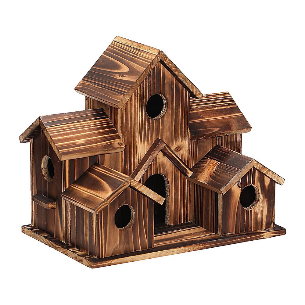 Vogelhaus aus Paulownia-Holz