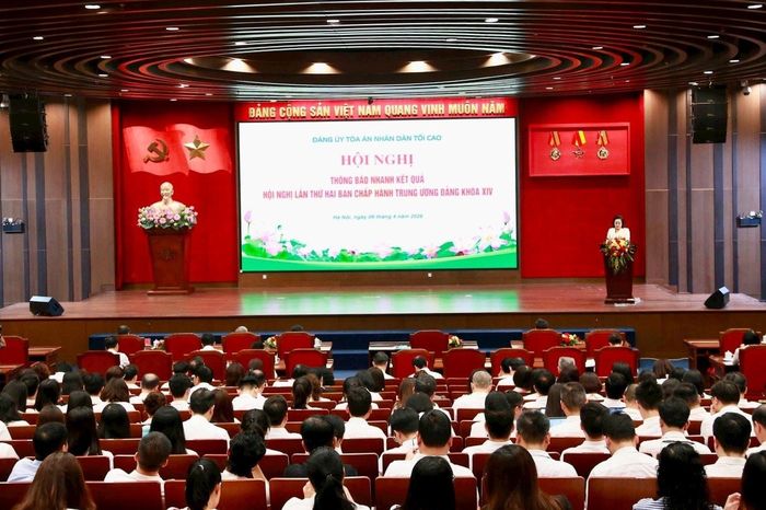Tòa án tối cao thông báo nhanh kết quả hội nghị lần 2 Trung ương Đảng - Báo Công Lý