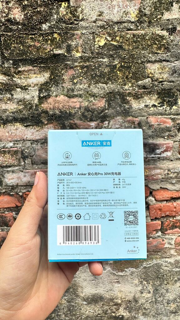 Củ sạc Anker Tom & Jerry Nano III 30W USB C GaN - Sạc PIQ 3.0 PPS