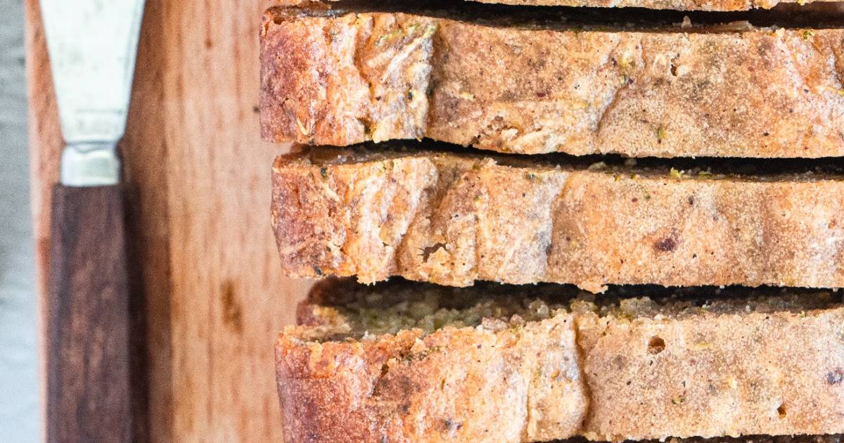 Greek Yogurt Zucchini Bread with Orange Zest