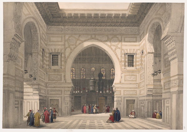 Interior of the mosque of the Sultan El Ghoree Masjid al Ghuri 1846 1849