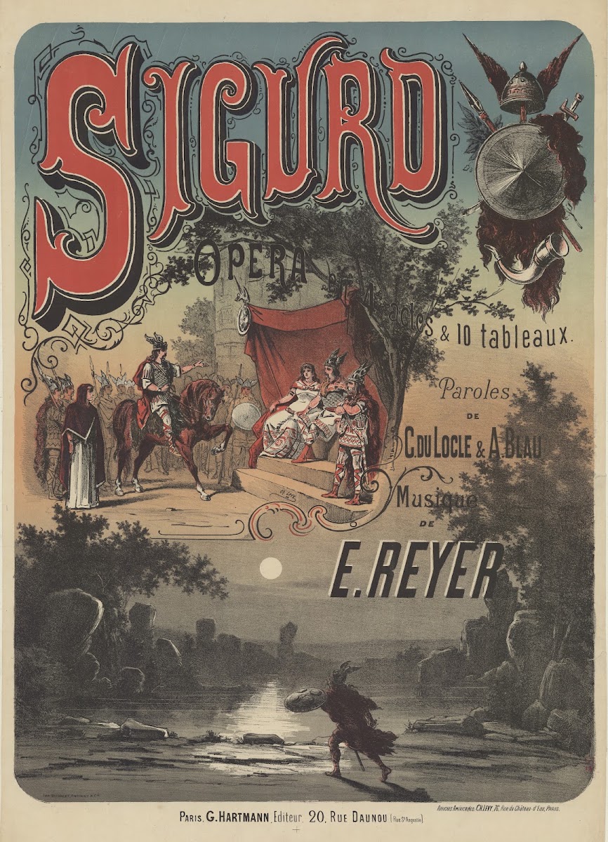 Sigurd Opéra en 4 actes et 10 tableaux 1880