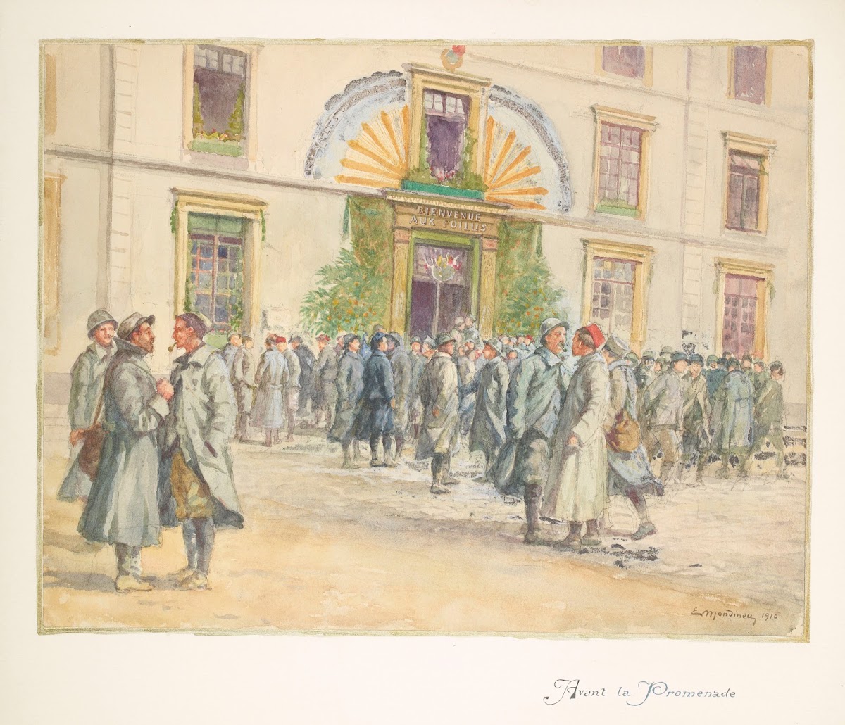 Avant la Promenade 1916