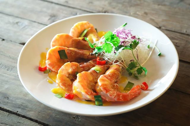 Tôm Sốt Cam Thơm Ngon
