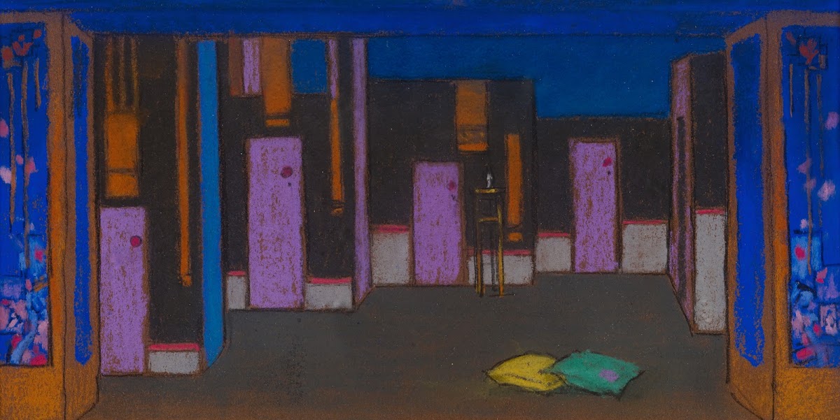 Hall with Doors 1915