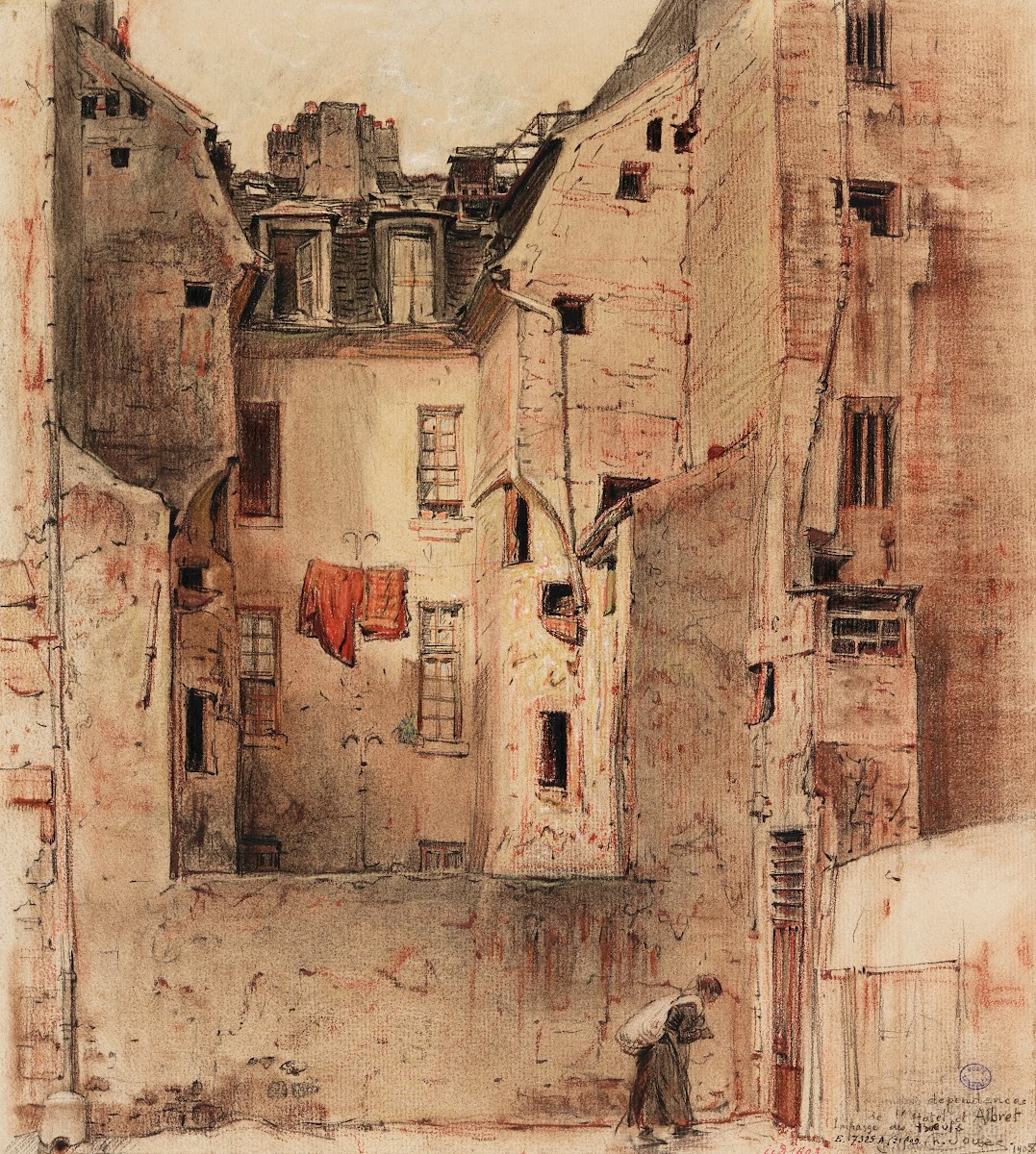 Dépendances de lHôtel dAlbret impasse des Bœufs 1915 1945