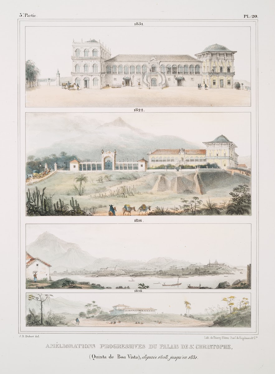 Améliorations progressives du Palais de St Christophe Quinta de Boa Vista depuis