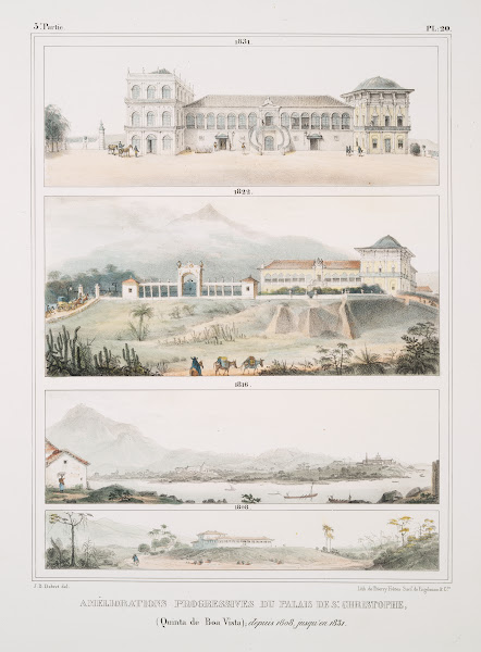 Améliorations progressives du Palais de St Christophe Quinta de Boa Vista depuis