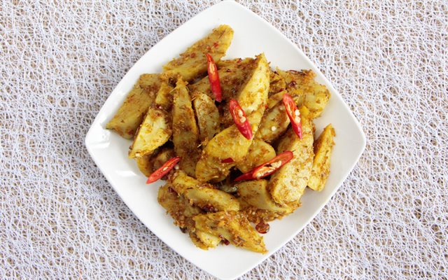 Mì Căn Xào Sả Ớt Chay