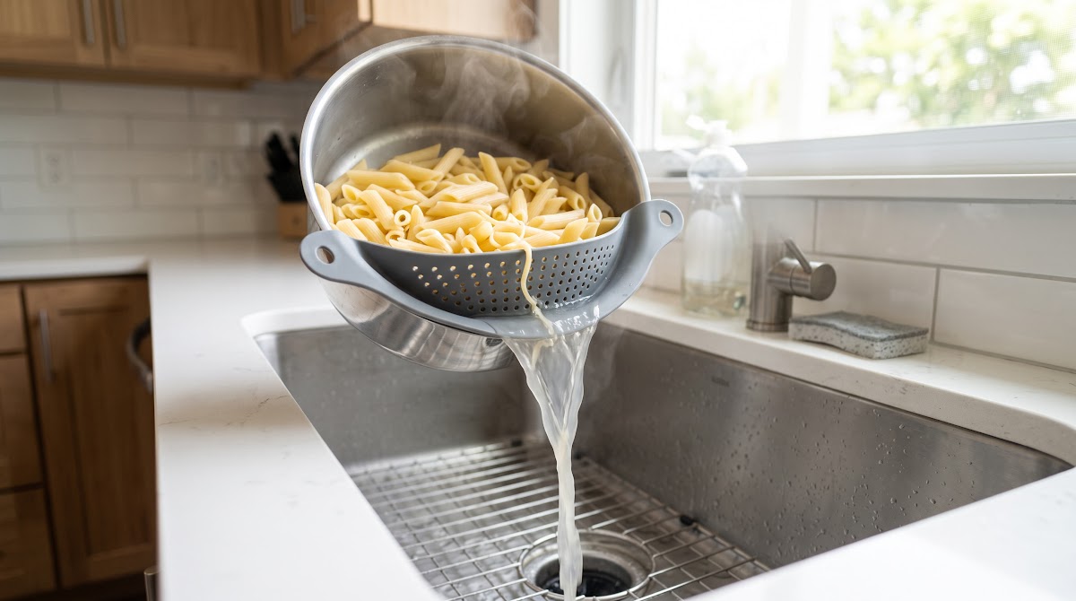 Best Clip-On Pot Strainers for Draining Pasta (2026) - BEST BUDGET — IN CONTEXT