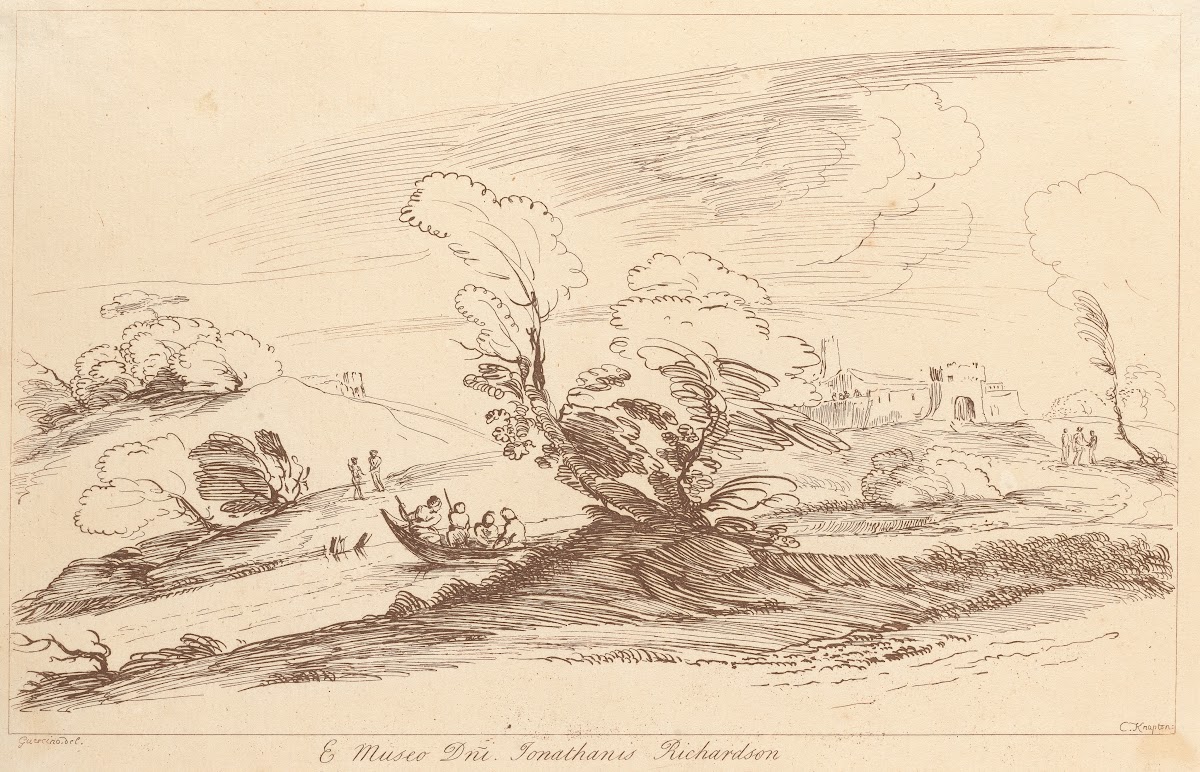 Landscape and stream crossing 1740